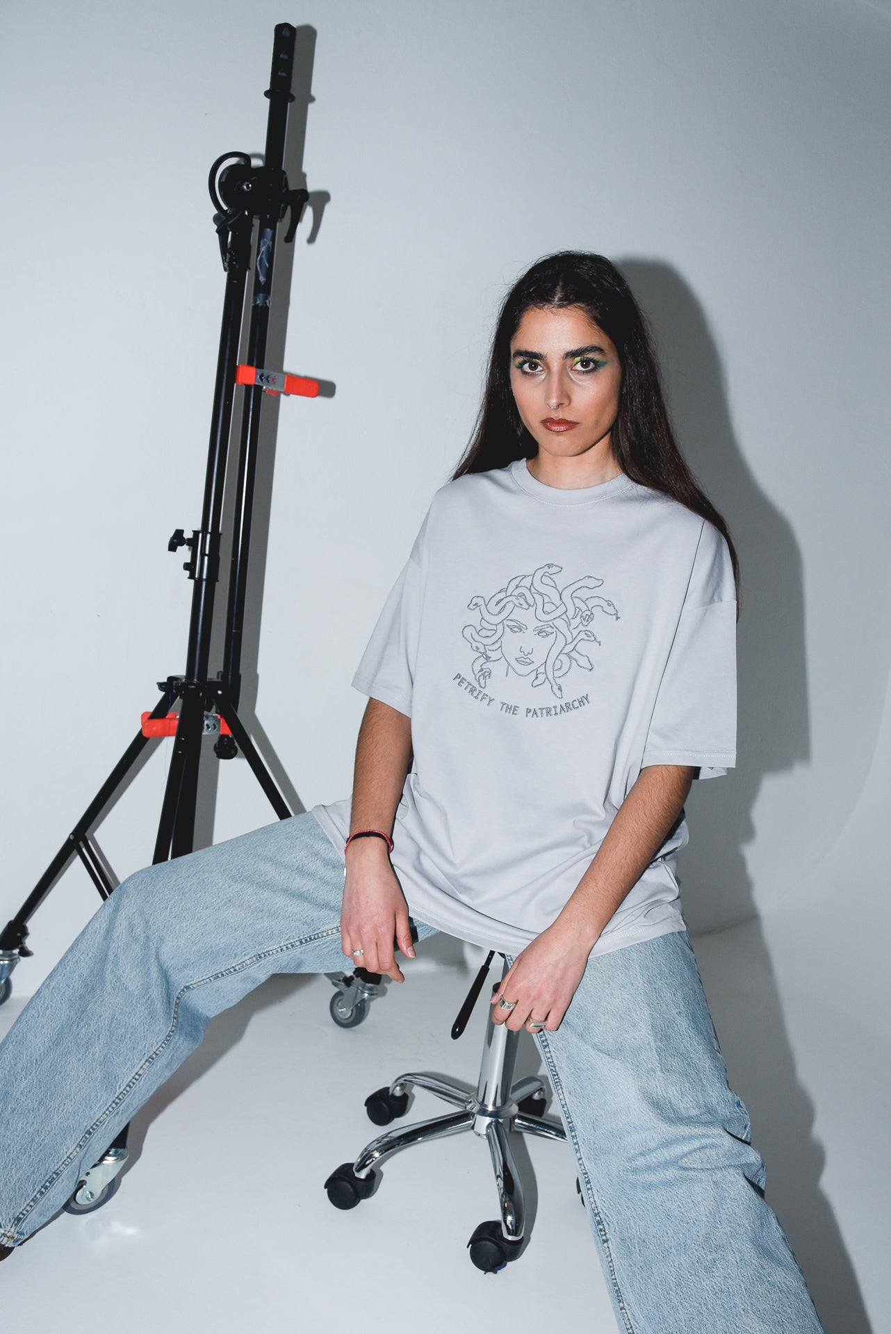 Petrify The Patriarchy - Grey Tshirt