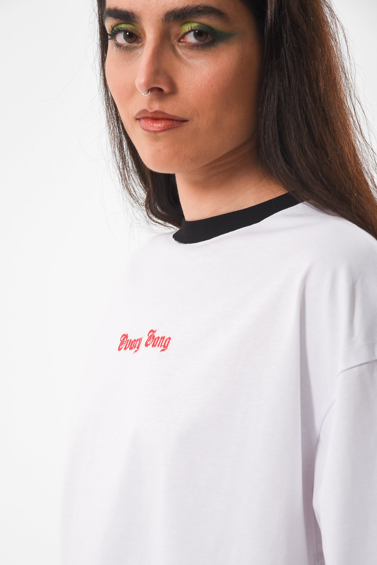 Petrify the Patriarchy - White Crop Tshirt