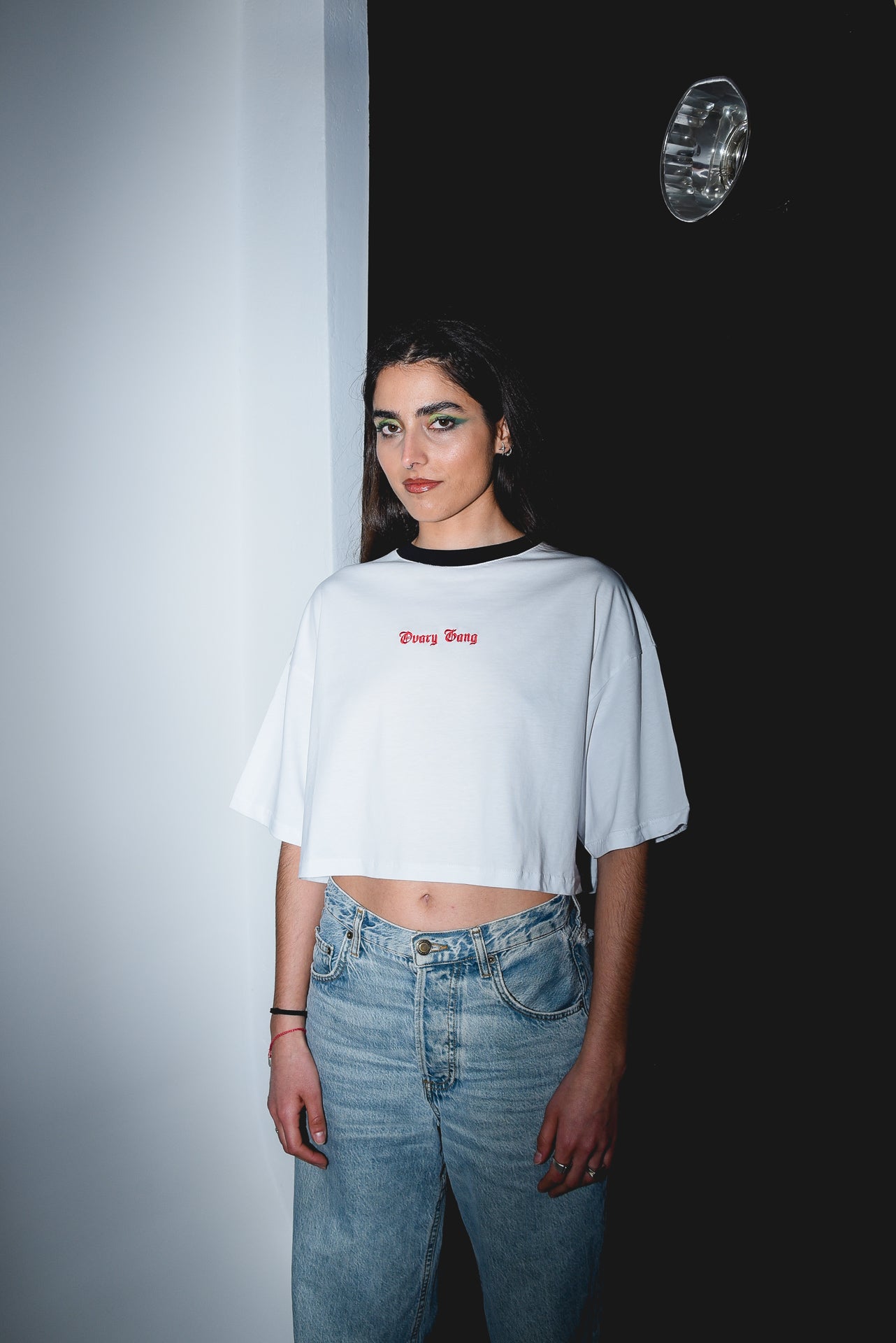 Petrify the Patriarchy - White Crop Tshirt