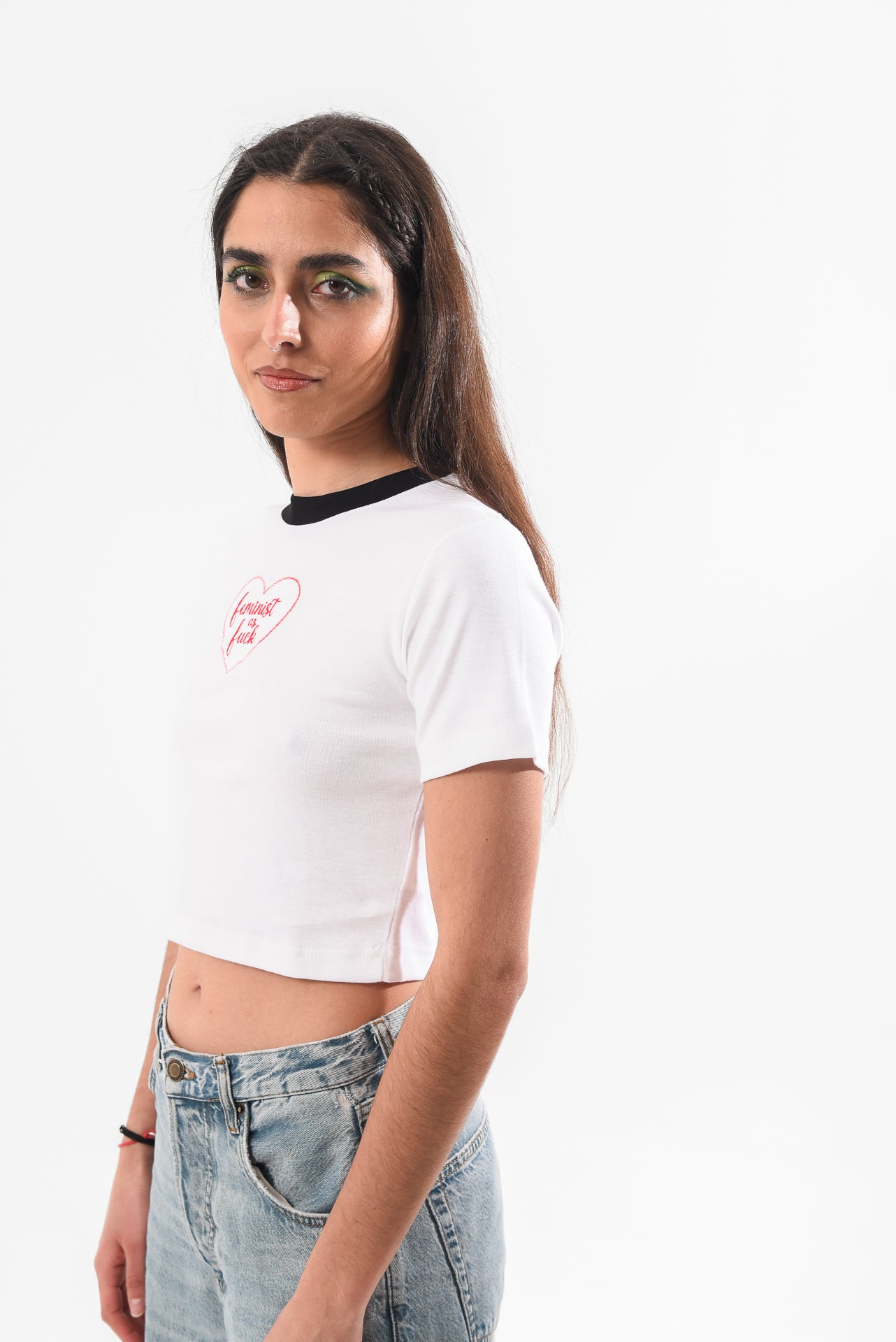 Feminist AF- Baby Tee
