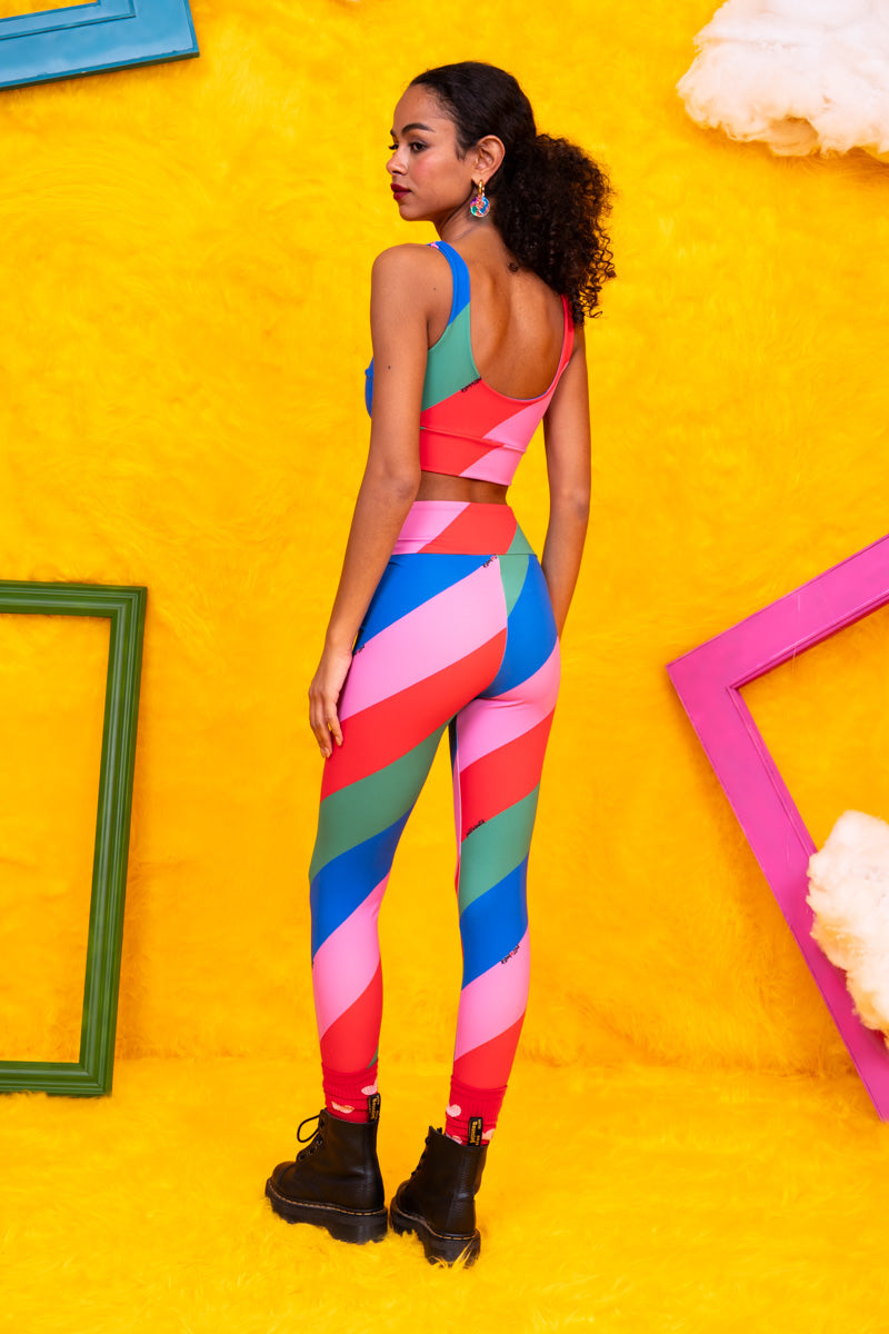 Top Μπουστάκι Four Colored Stripes Petit Boutik