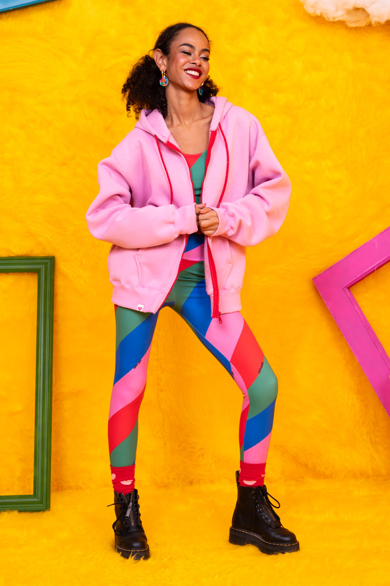 Hoodie Φούτερ Ροζ Ζακέτα Petit Universe Με Κουκούλα Petit Boutik