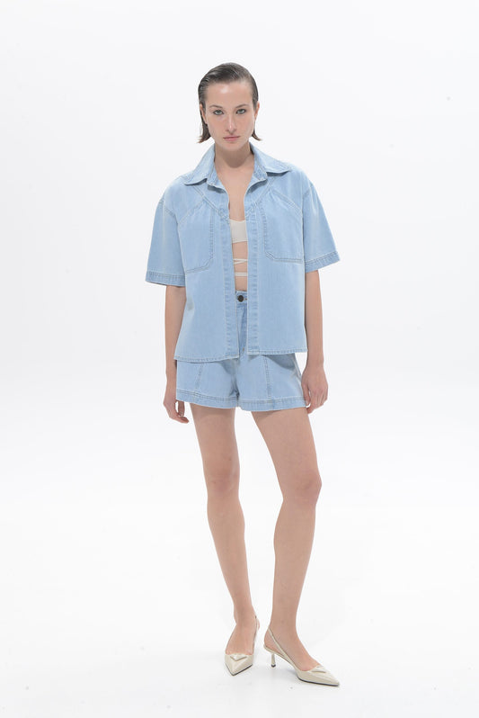 Odette Jacket Light Blue