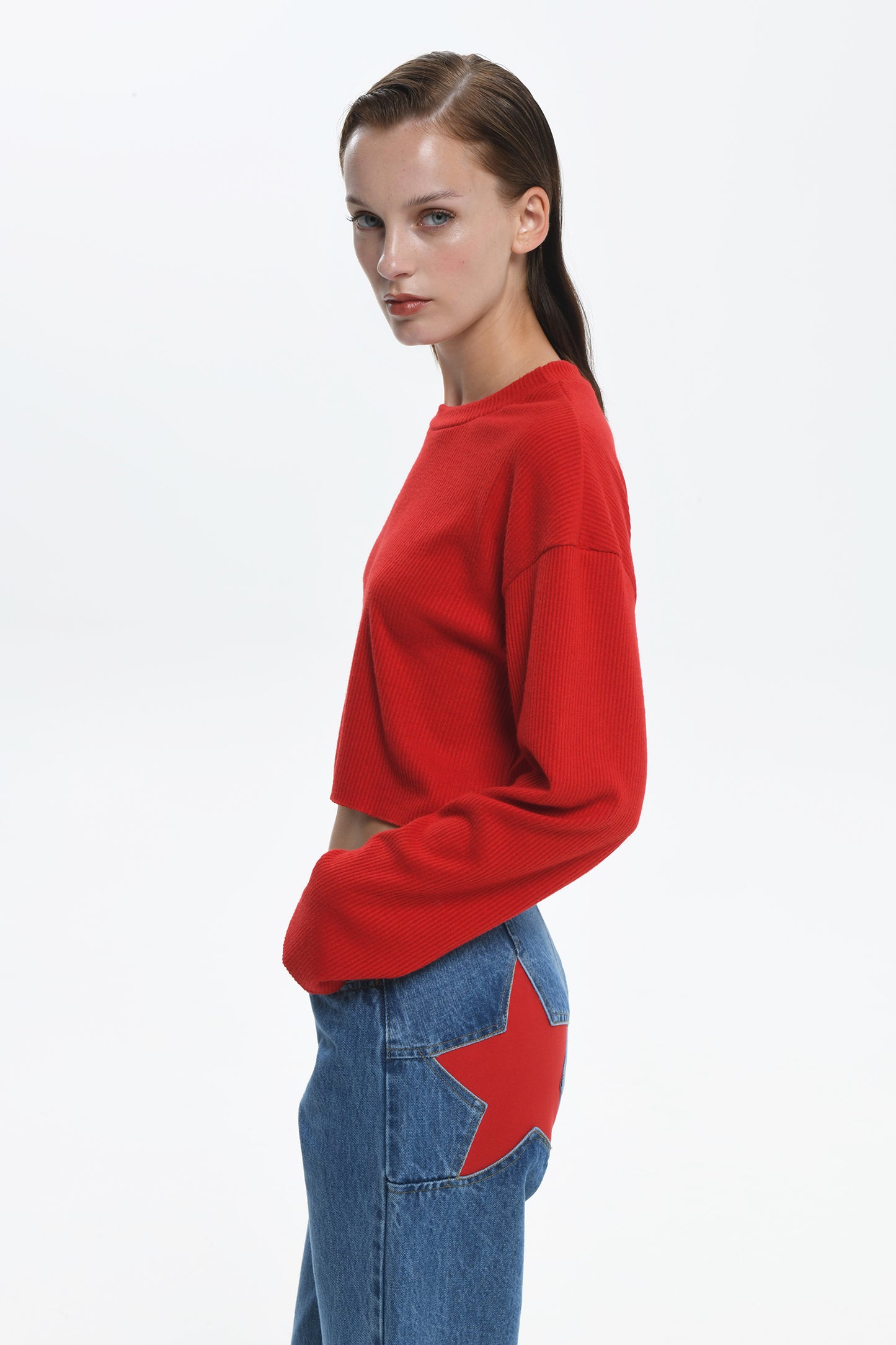 Gio Rib Top (Red)