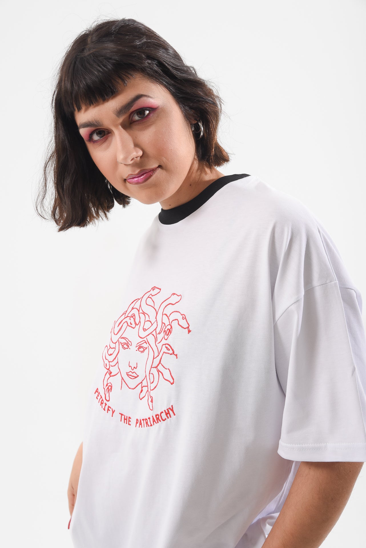 Petrify The Patriarchy - White Tshirt
