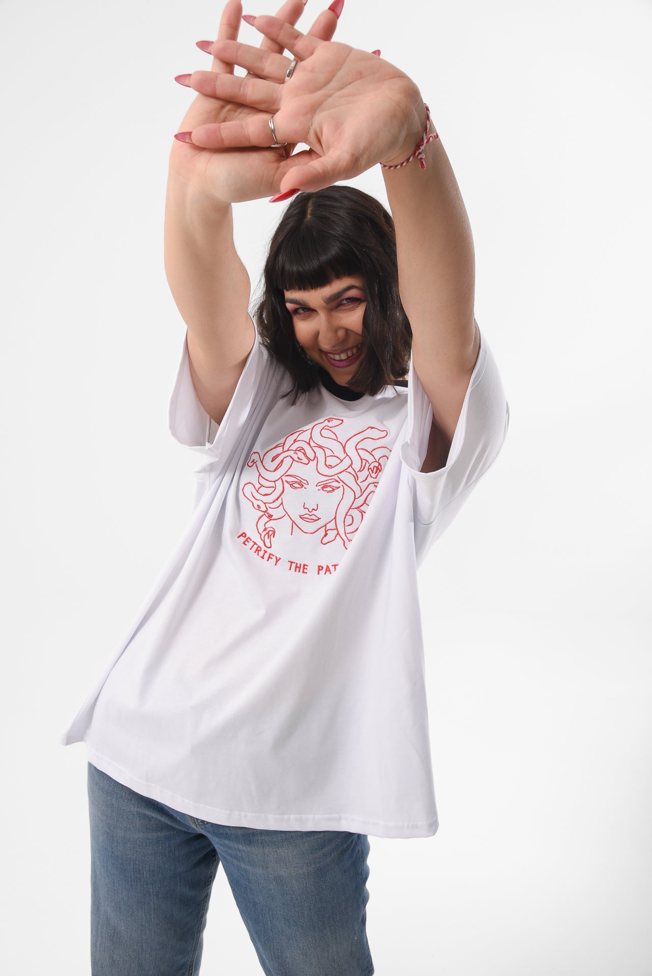 Petrify The Patriarchy - White Tshirt