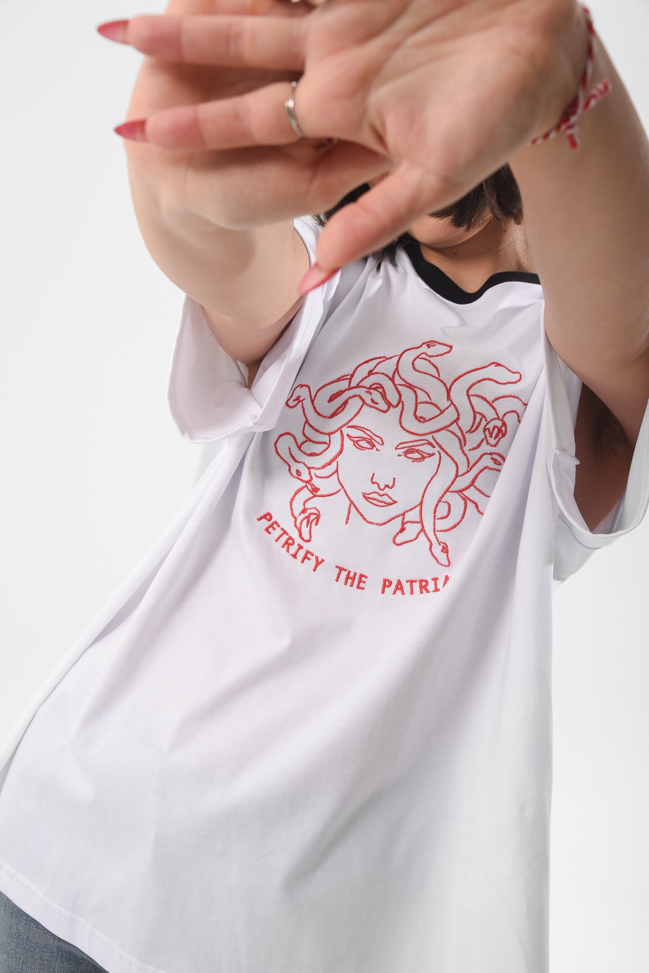 Petrify The Patriarchy - White Tshirt