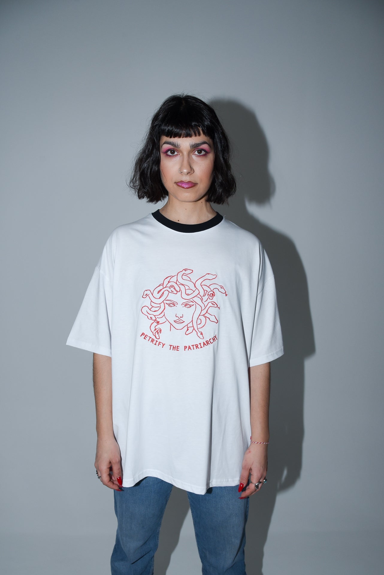 Petrify The Patriarchy - White Tshirt