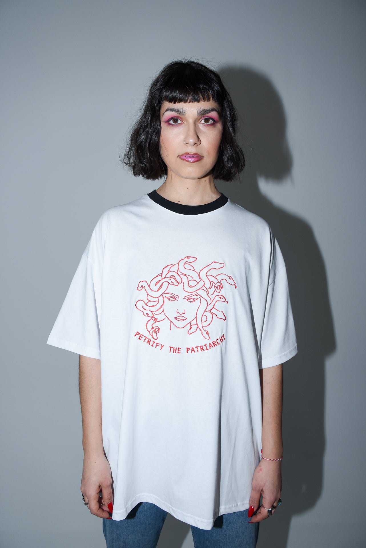 Petrify The Patriarchy - White Tshirt