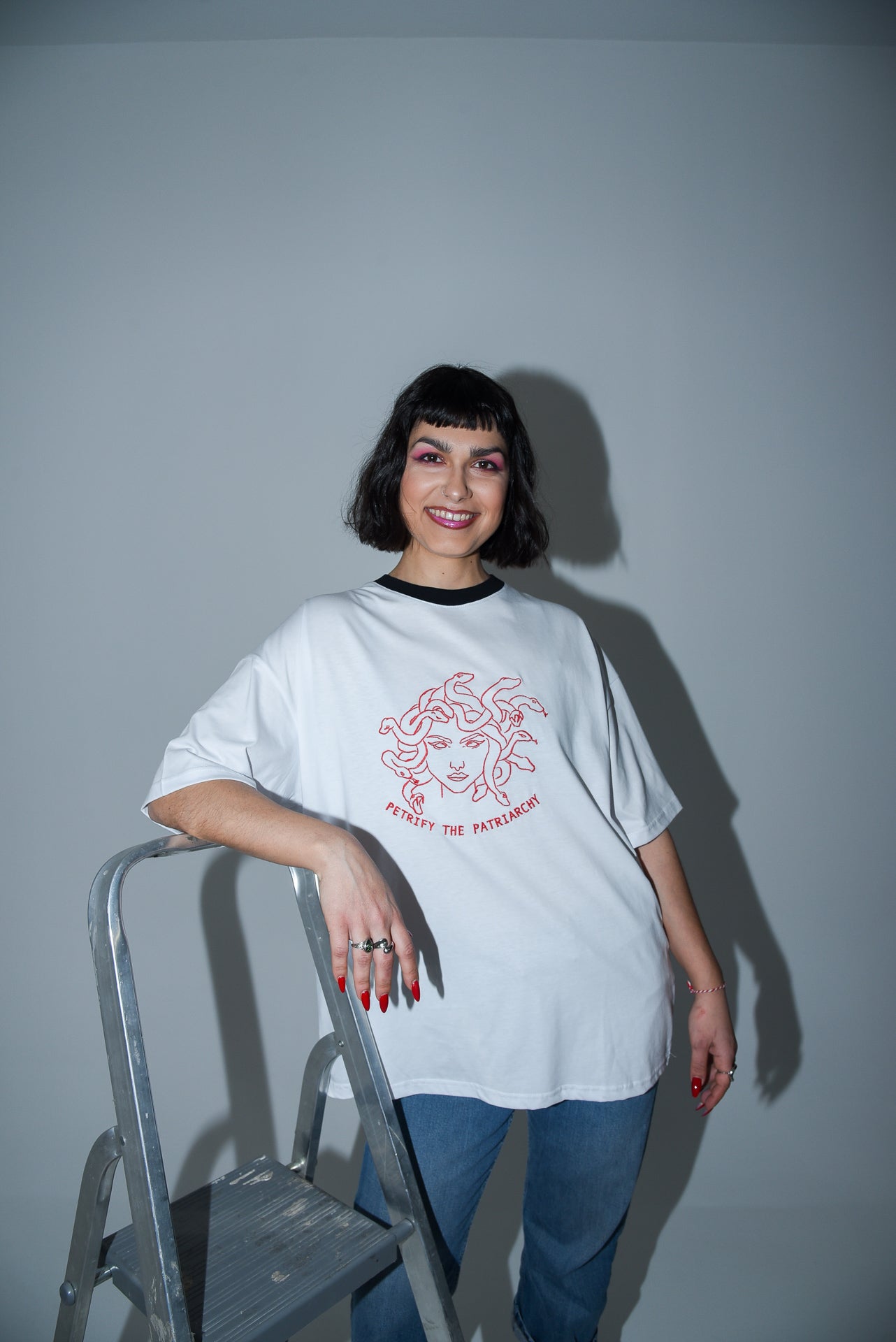 Petrify The Patriarchy - White Tshirt
