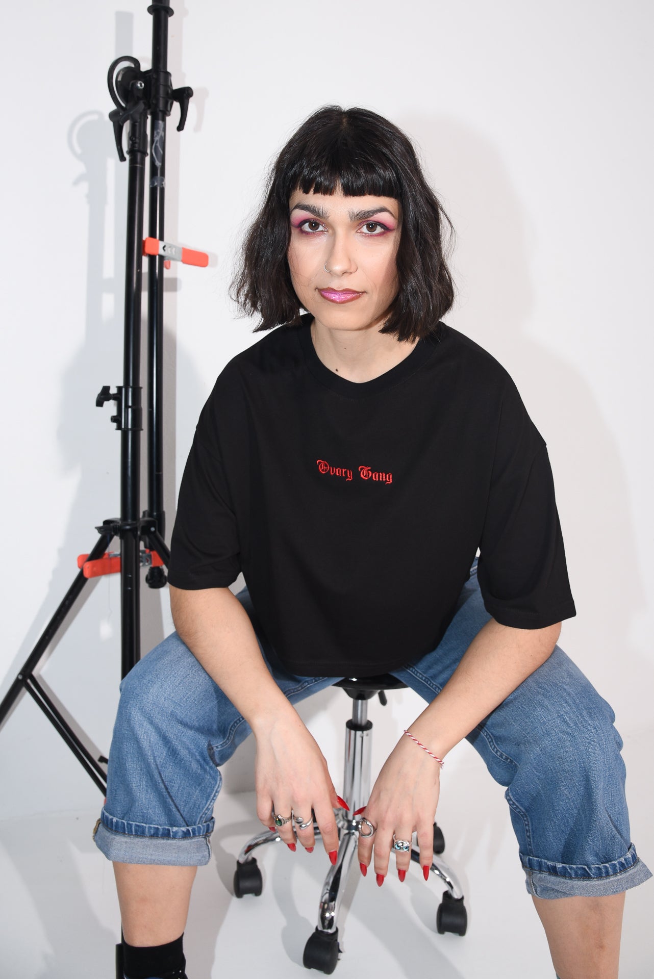 Petrify the Patriarchy - Black Crop Tshirt