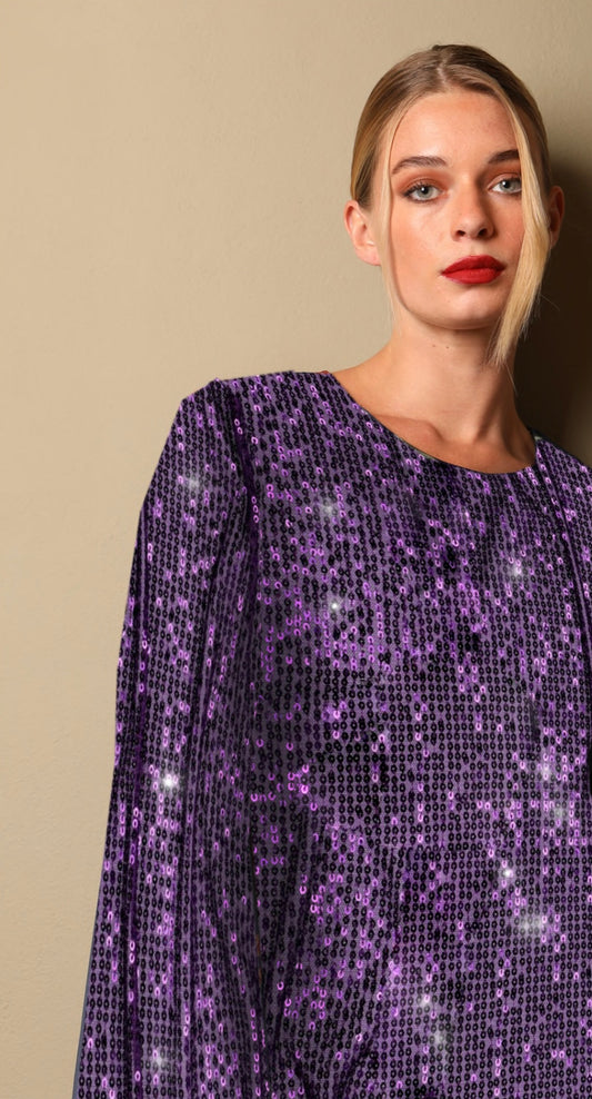 DARIA DRESS(PURPLE)