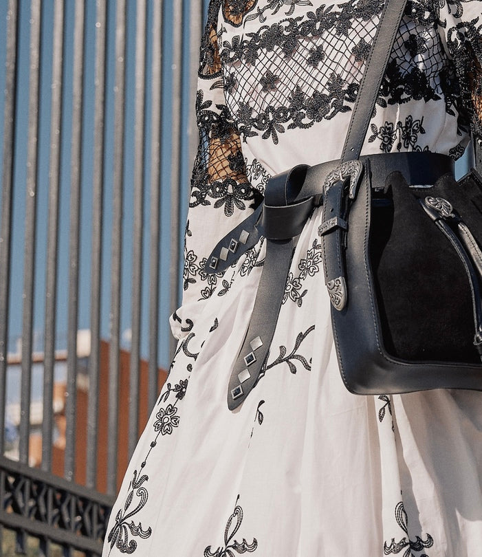Following the sun bag (Black/Nickel)