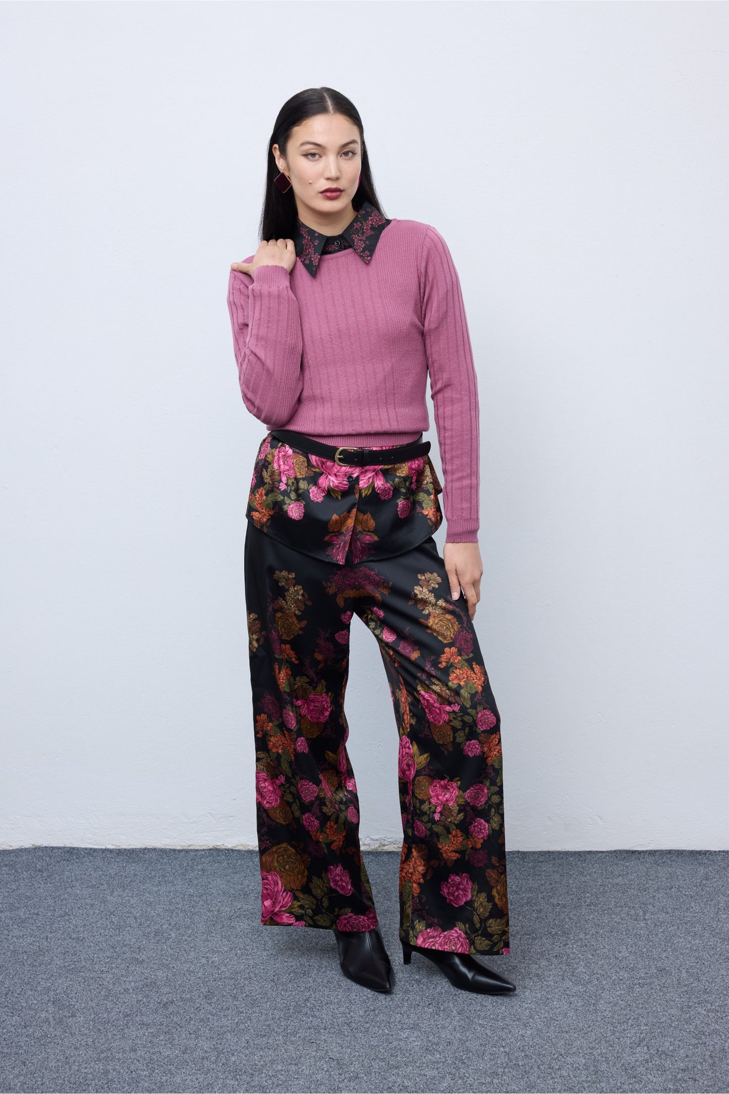 Stefani Knit Top Pink