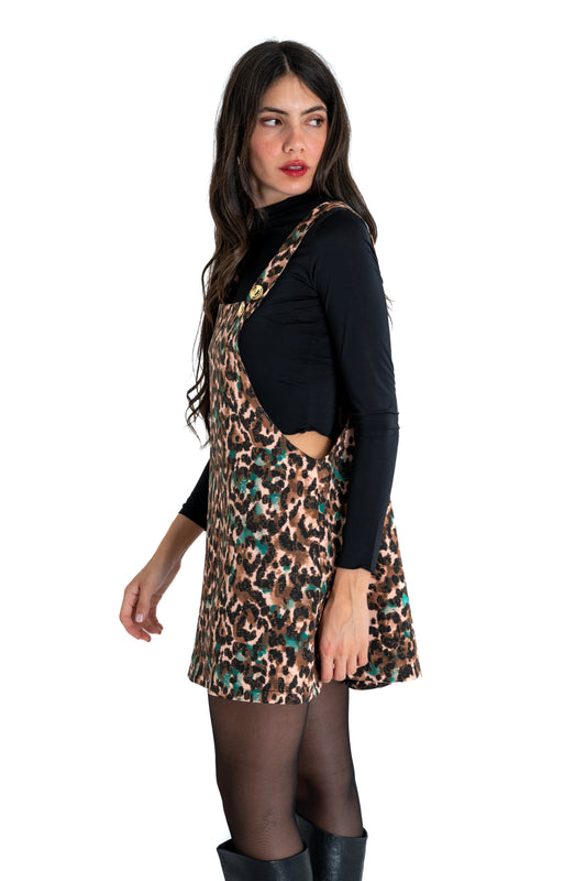 LORENNE DUNGAREES SKIRT