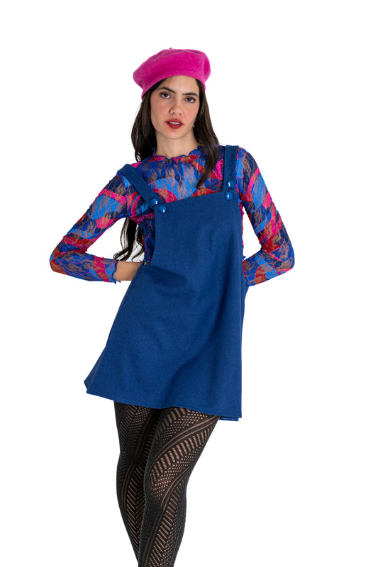 CARMELA DUNGAREES SKIRT