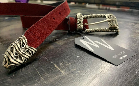 Bordeaux Lover Leather Belt