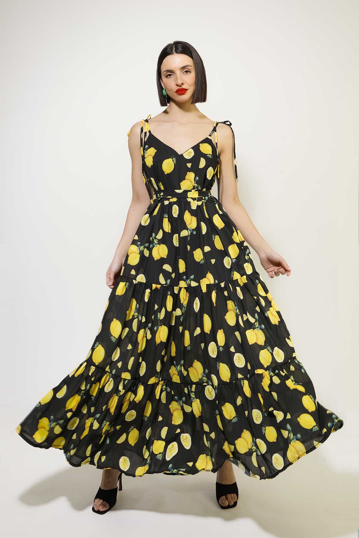 FTERI DRESS (LEMONS)