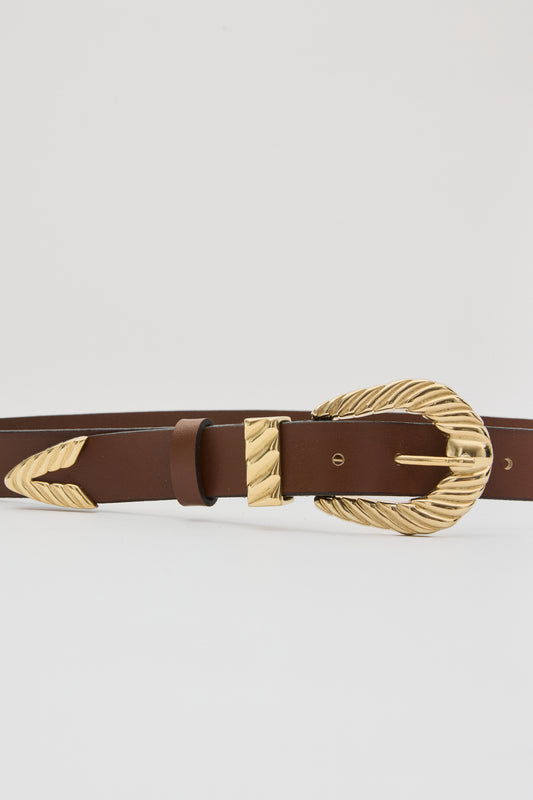 WOVEN FLOW ΔΕΡΜΑΤΙΝΗ ΓΥΝΑΙΚΕΙΑ ΖΩΝΗ ΚΑΦΕ