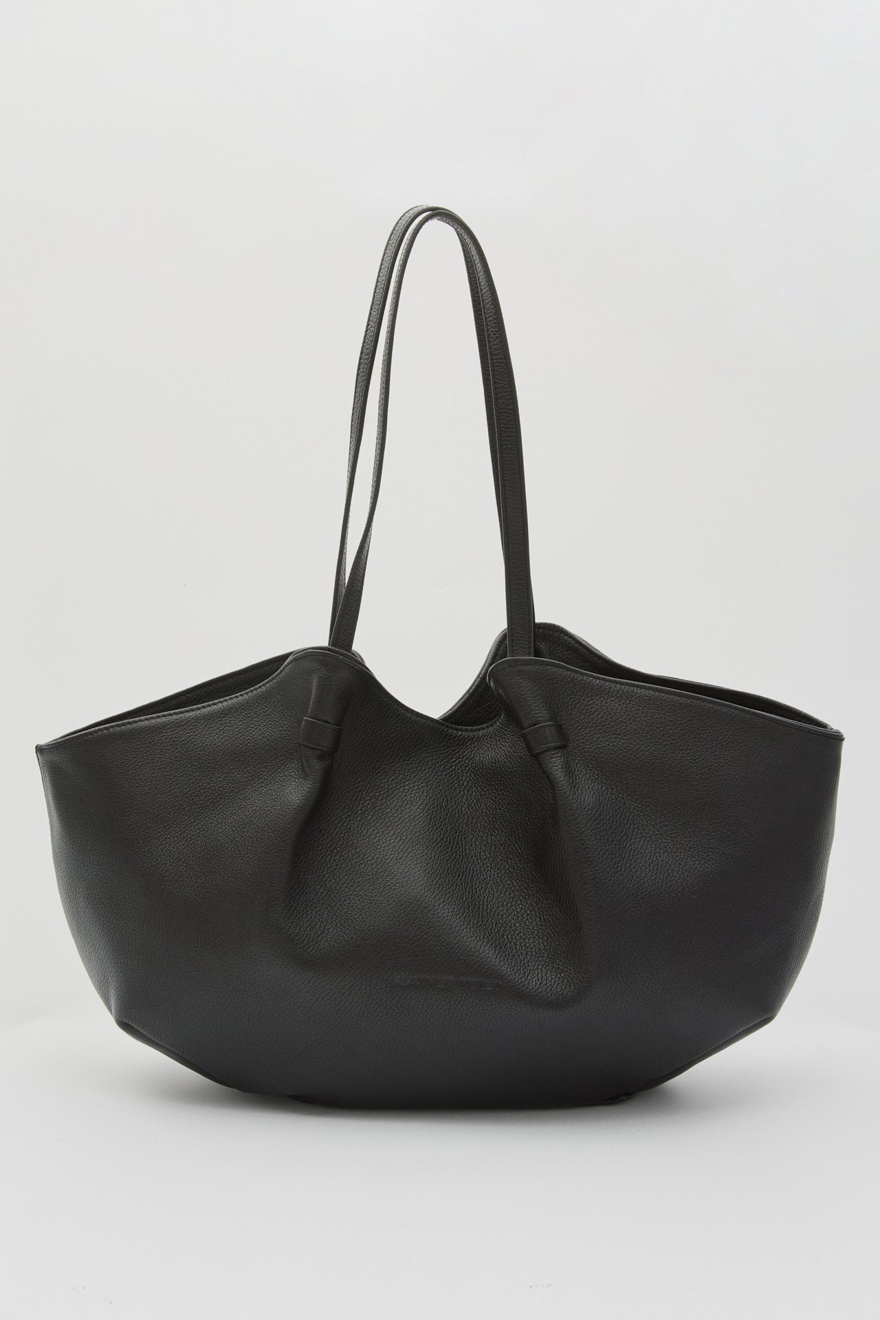 BLUSH ΔEΡΜΑΤΙΝΗ SHOPPER ΤΣΑΝΤΑ ΜΑΥΡΗ