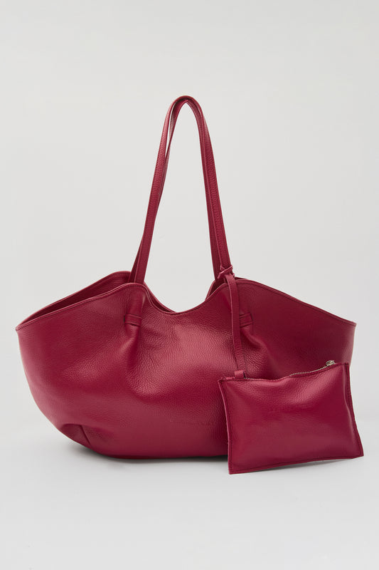 BLUSH ΔEΡΜΑΤΙΝΗ SHOPPER ΤΣΑΝΤΑ ΜATZENTA