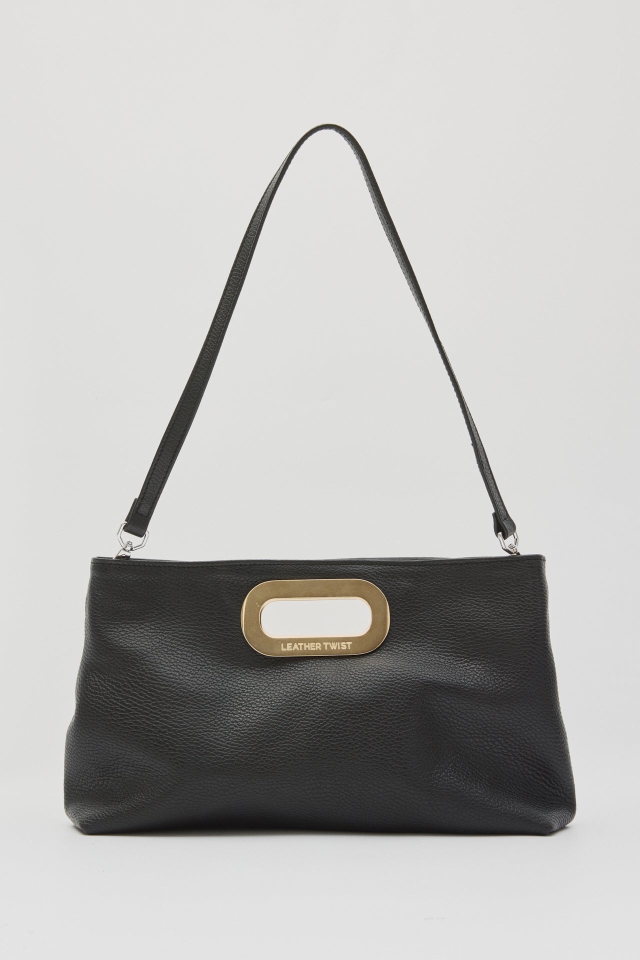 GOT HER ΔΕΡΜΑΤΙΝΗ CLUTCH ΤΣΑΝΤΑ ΜΑΥΡΗ