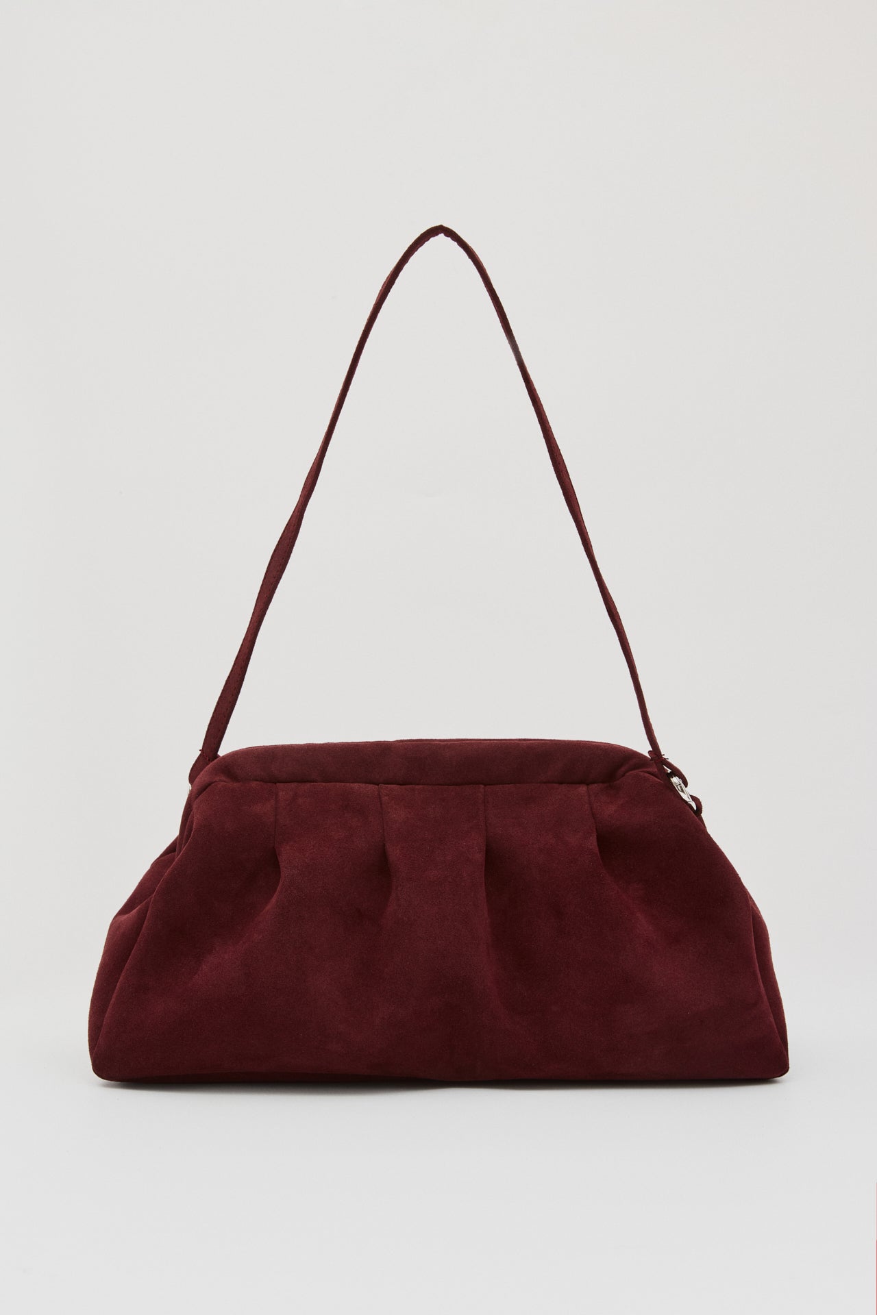 DIMI CLUTCH SUEDE ΤΣΑΝΤΑ ΜΠΟΡΝTΟ