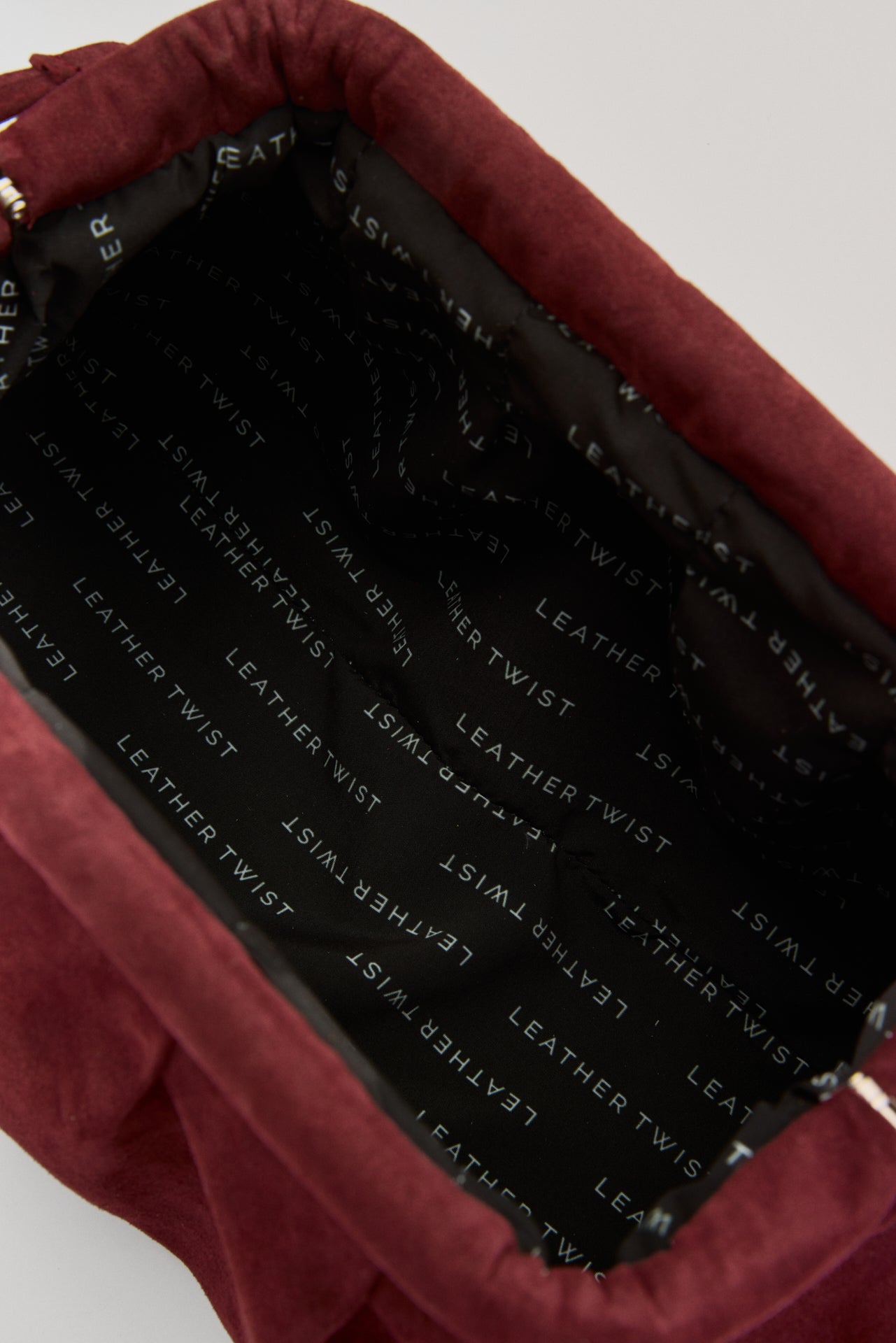 DIMI CLUTCH SUEDE ΤΣΑΝΤΑ ΜΠΟΡΝTΟ