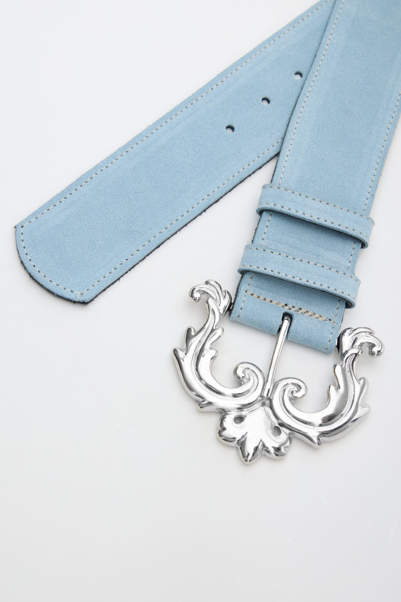 VICTORIAN GATE ΔΕΡΜΑΤΙΝΗ ΓΥΝΑΙΚΕΙΑ ΖΩΝΗ SUEDE ΓΑΛΑΖΙΑ