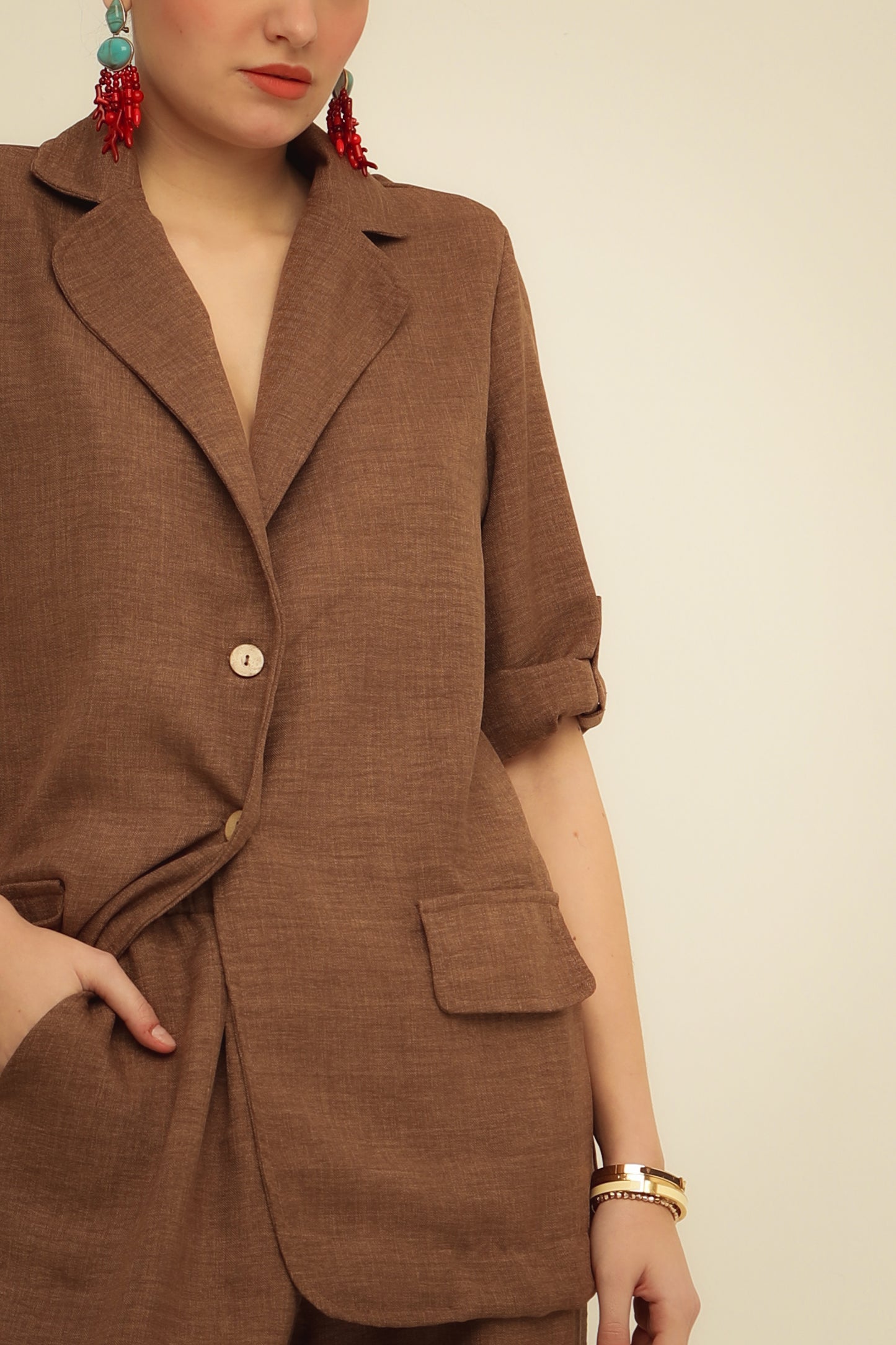 LYRA SUIT Jacket & AVA Pants (camel)