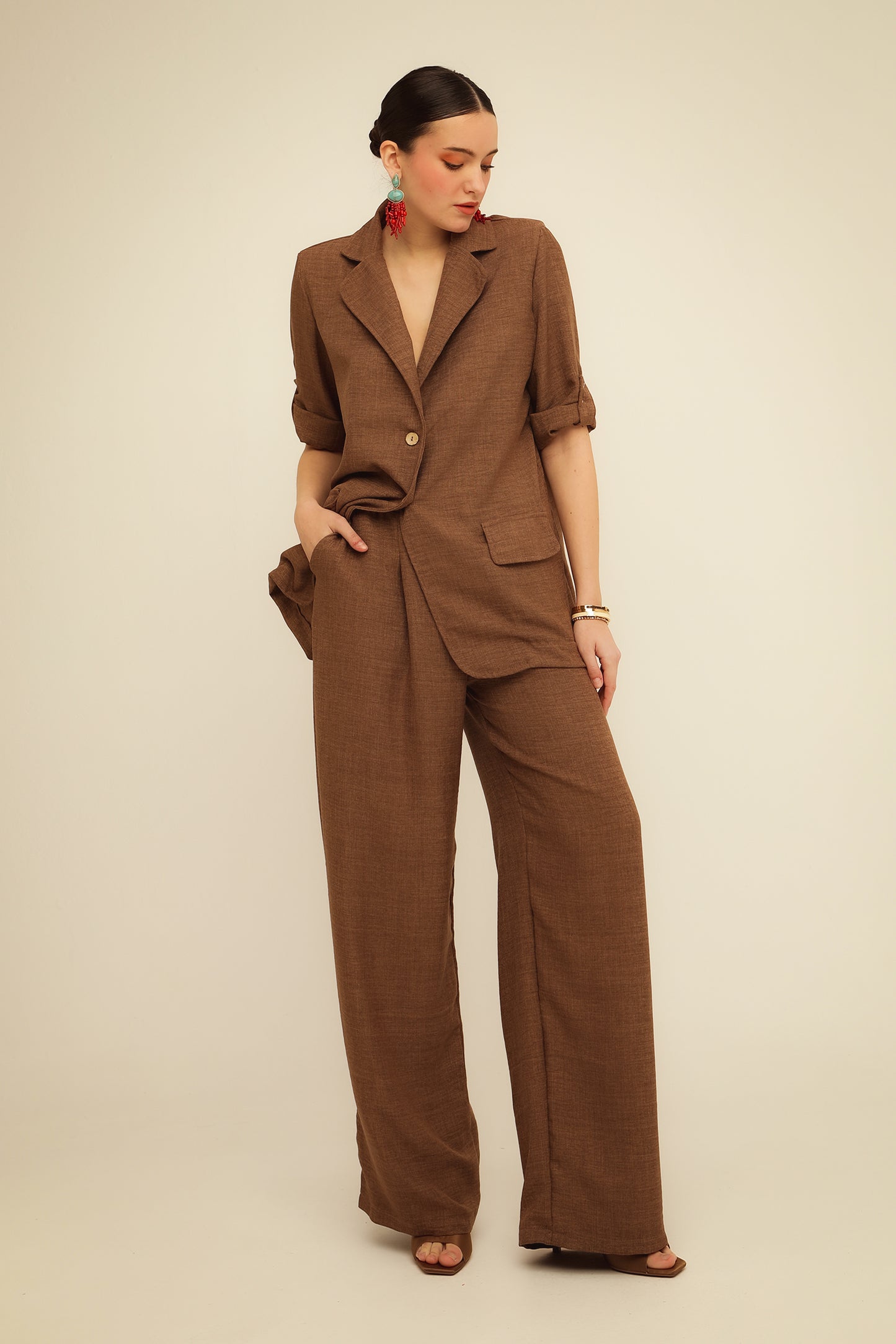 LYRA SUIT Jacket & AVA Pants (camel)