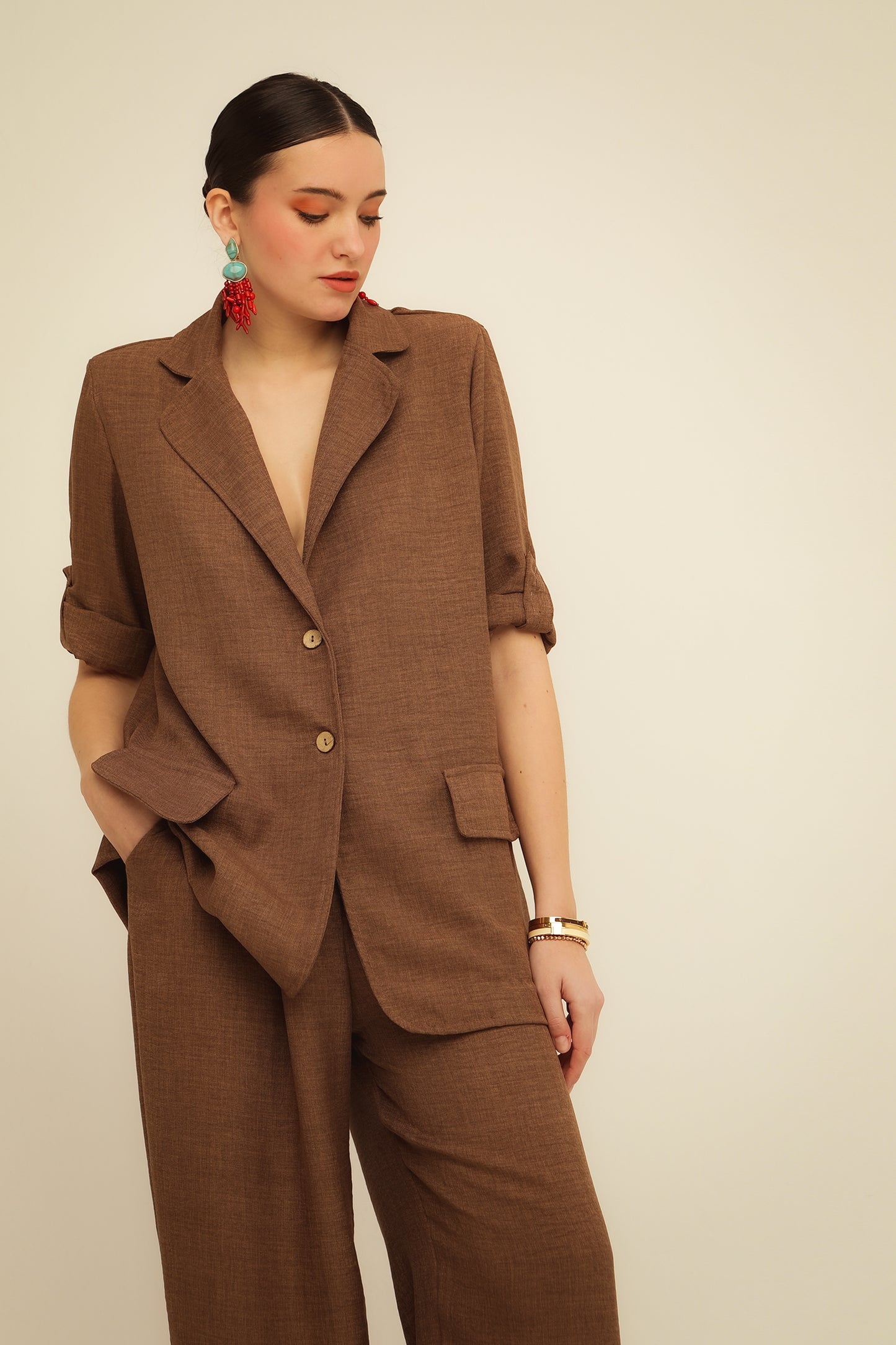 LYRA SUIT Jacket & AVA Pants (camel)