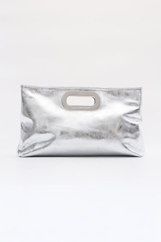 GOT HER ΔΕΡΜΑΤΙΝΗ CLUTCH ΤΣΑΝΤΑ ΑΣΗΜΙ