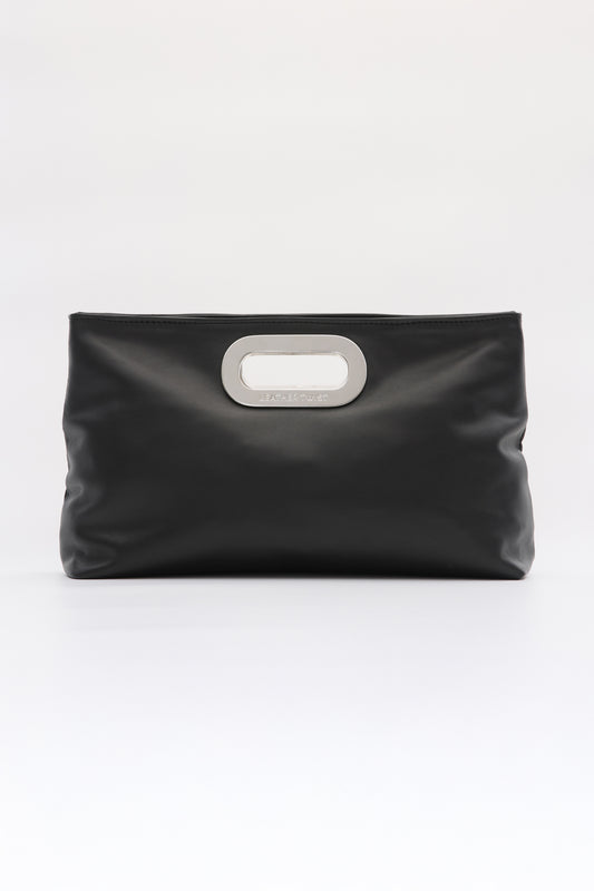 GOT HER ΔΕΡΜΑΤΙΝΗ CLUTCH ΤΣΑΝΤΑ ΜΑΥΡΗ