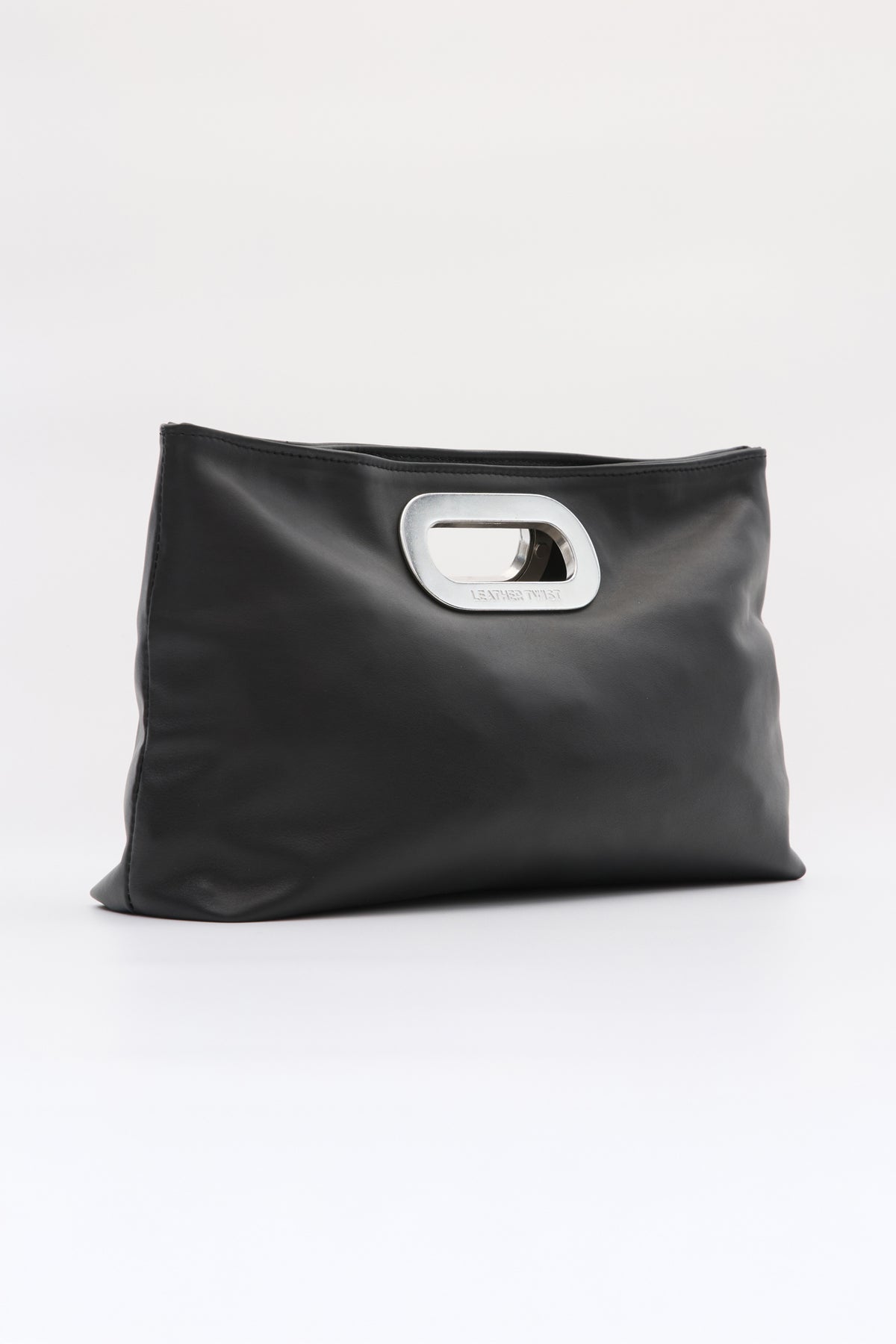 GOT HER ΔΕΡΜΑΤΙΝΗ CLUTCH ΤΣΑΝΤΑ ΜΑΥΡΗ