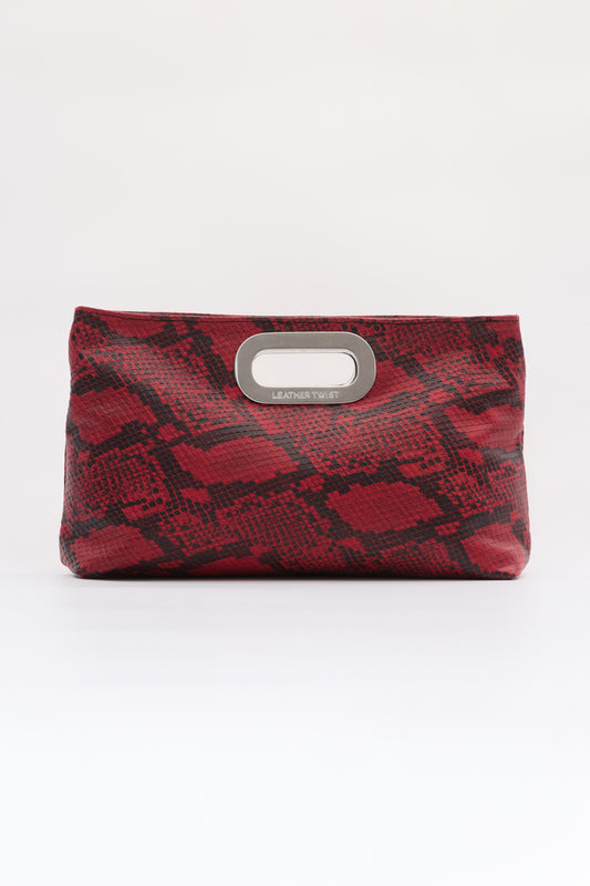 GOT HER ΔΕΡΜΑΤΙΝΗ CLUTCH ΦΙΔΙ ΚΟΚΚΙΝΟ