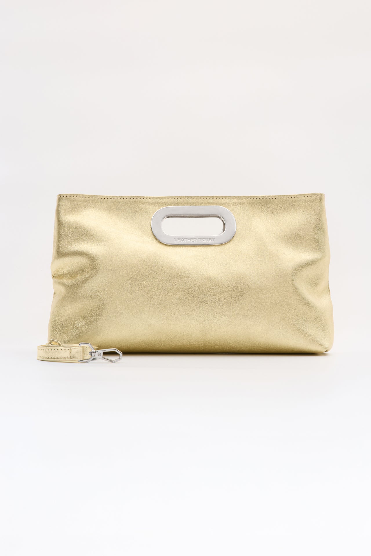 GOT HER ΔΕΡΜΑΤΙΝΗ CLUTCH ΤΣΑΝΤΑ ΧΡΥΣΗ