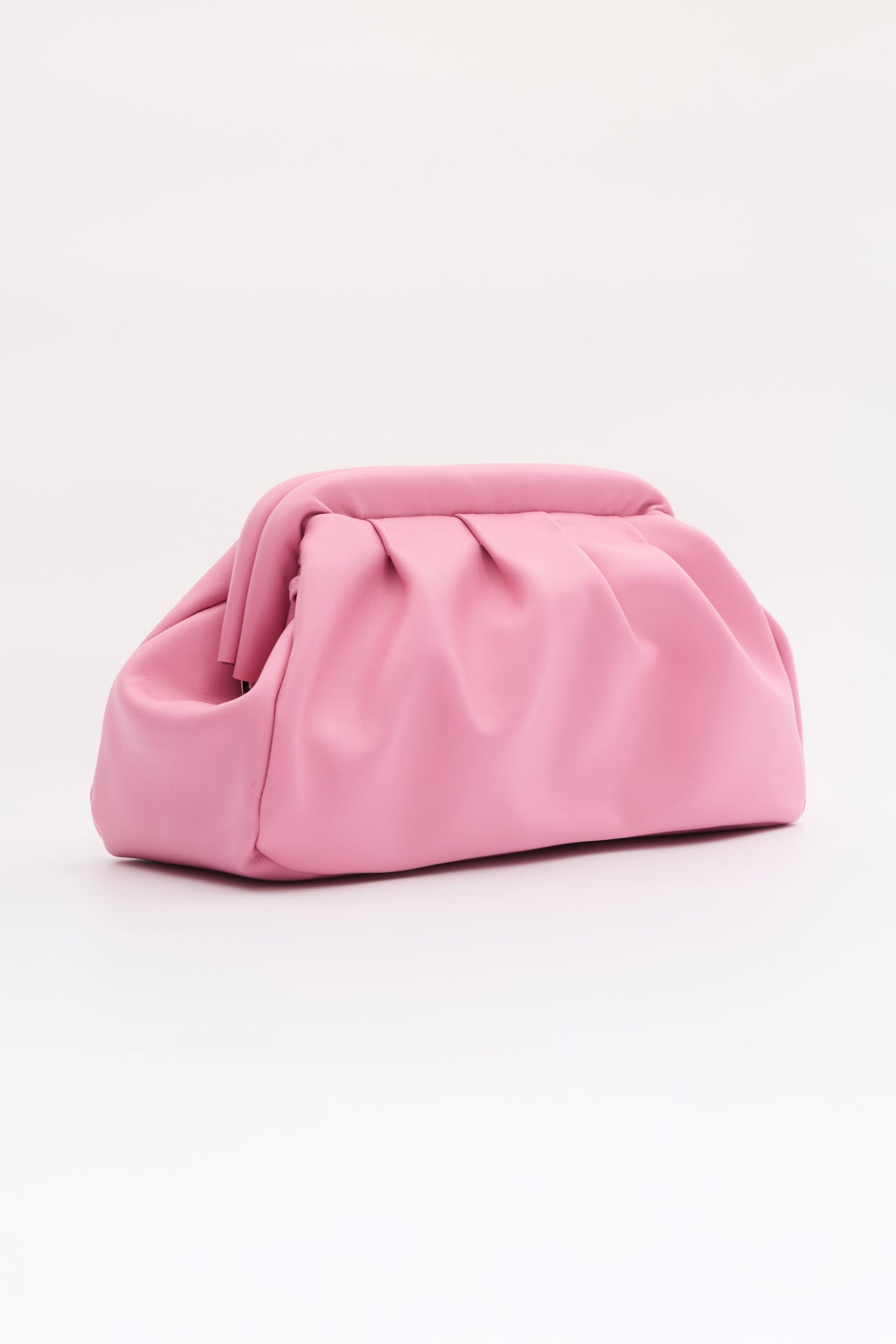 DIMI ΔΕΡΜΑΤΙΝΗ CLUTCH ΤΣΑΝΤΑ ΡΟΖ