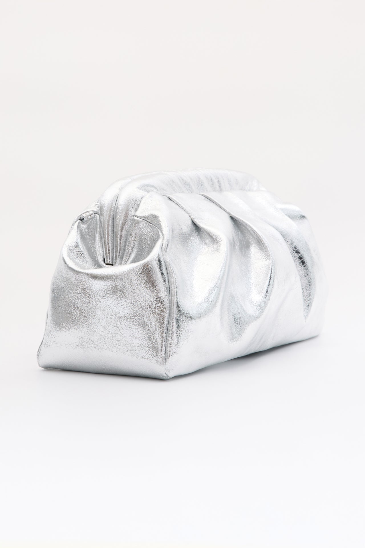 DIMI ΔΕΡΜΑΤΙΝΗ CLUTCH ΤΣΑΝΤΑ ΑΣΗΜΙ