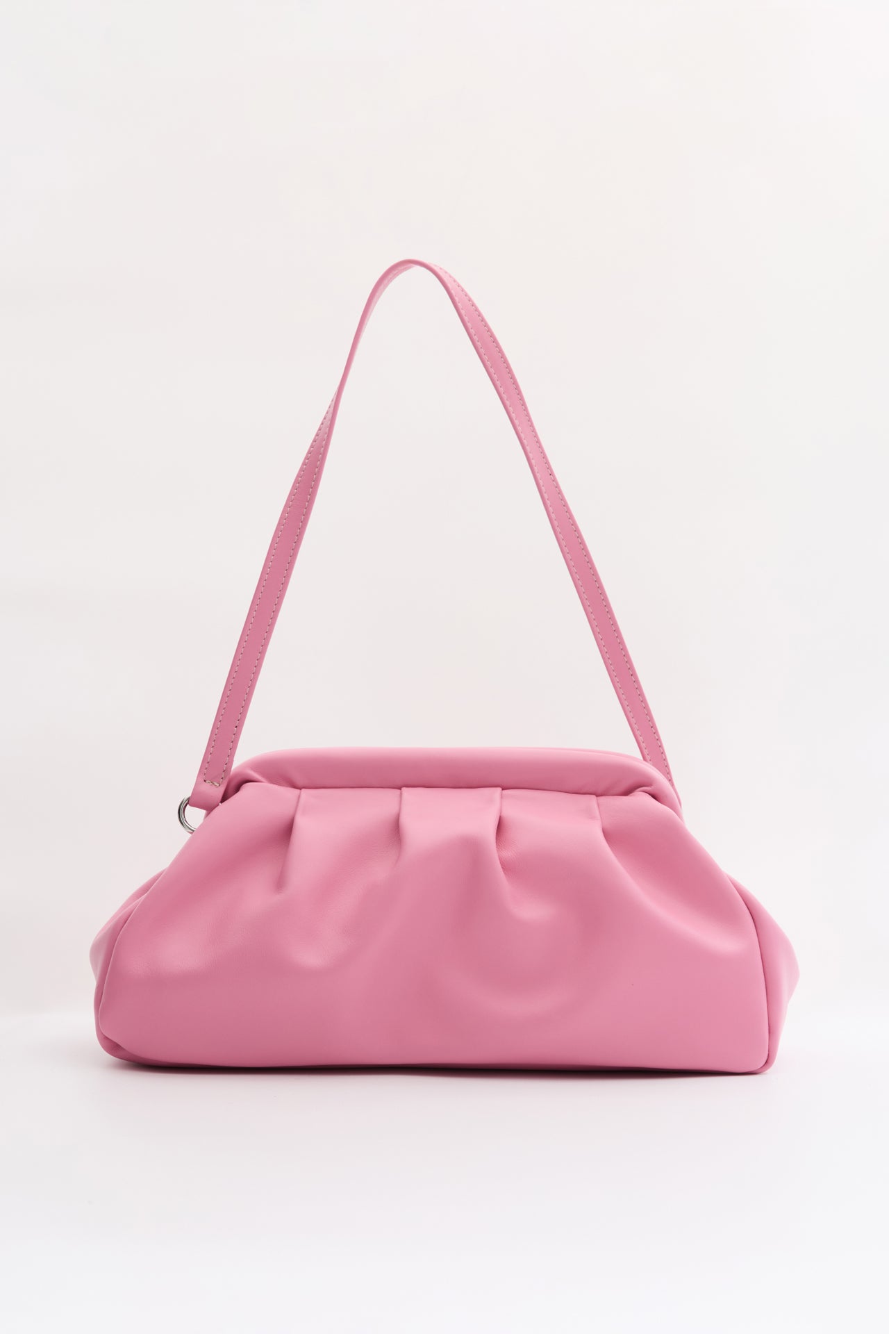 DIMI ΔΕΡΜΑΤΙΝΗ CLUTCH ΤΣΑΝΤΑ ΡΟΖ