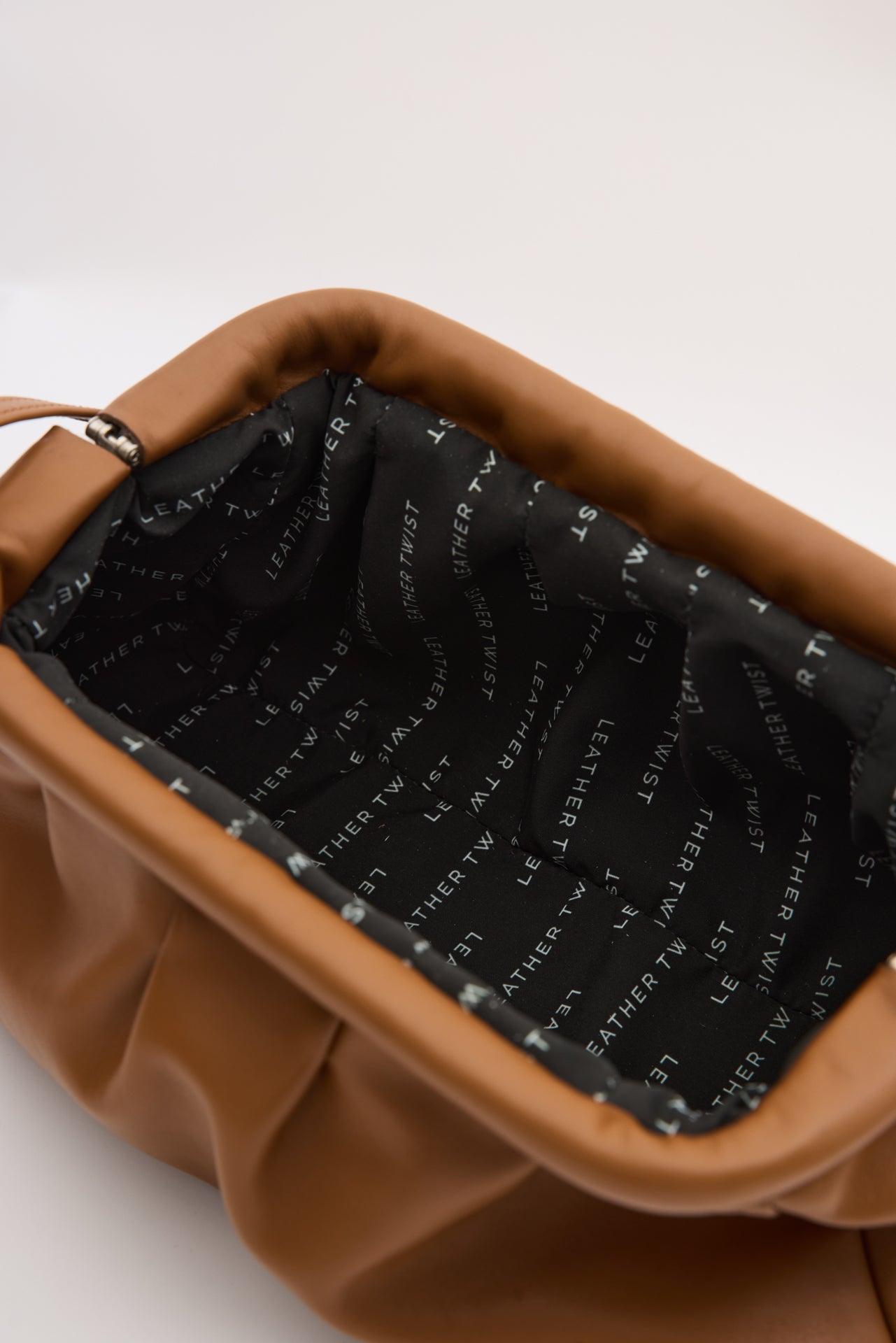 DIMI ΔΕΡΜΑΤΙΝΗ CLUTCH ΤΣΑΝΤΑ ΤΑΜΠΑ