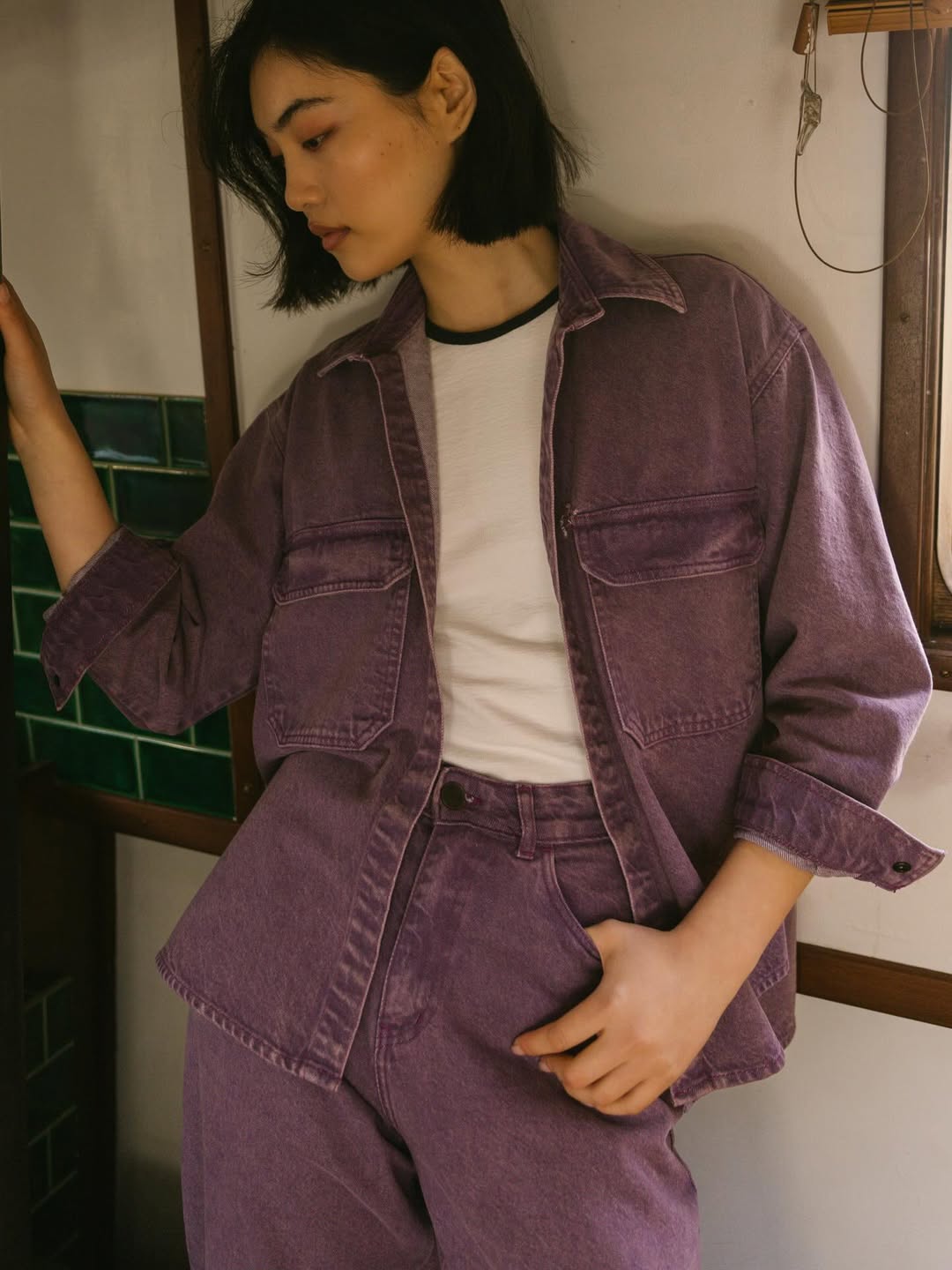Lima Slouchy Purple