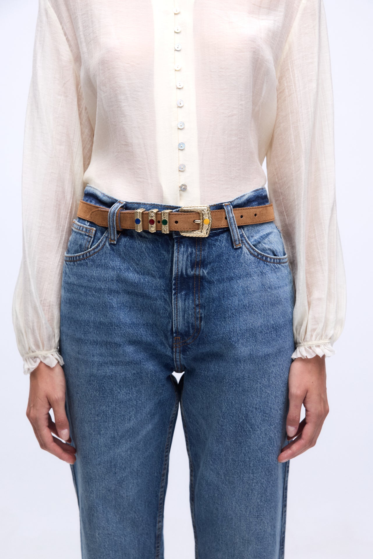 IMPRESSION ΔΕΡΜΑΤΙΝΗ ΓΥΝΑΙΚΕΙΑ ΖΩΝΗ SUEDE ΤΑΜΠΑ