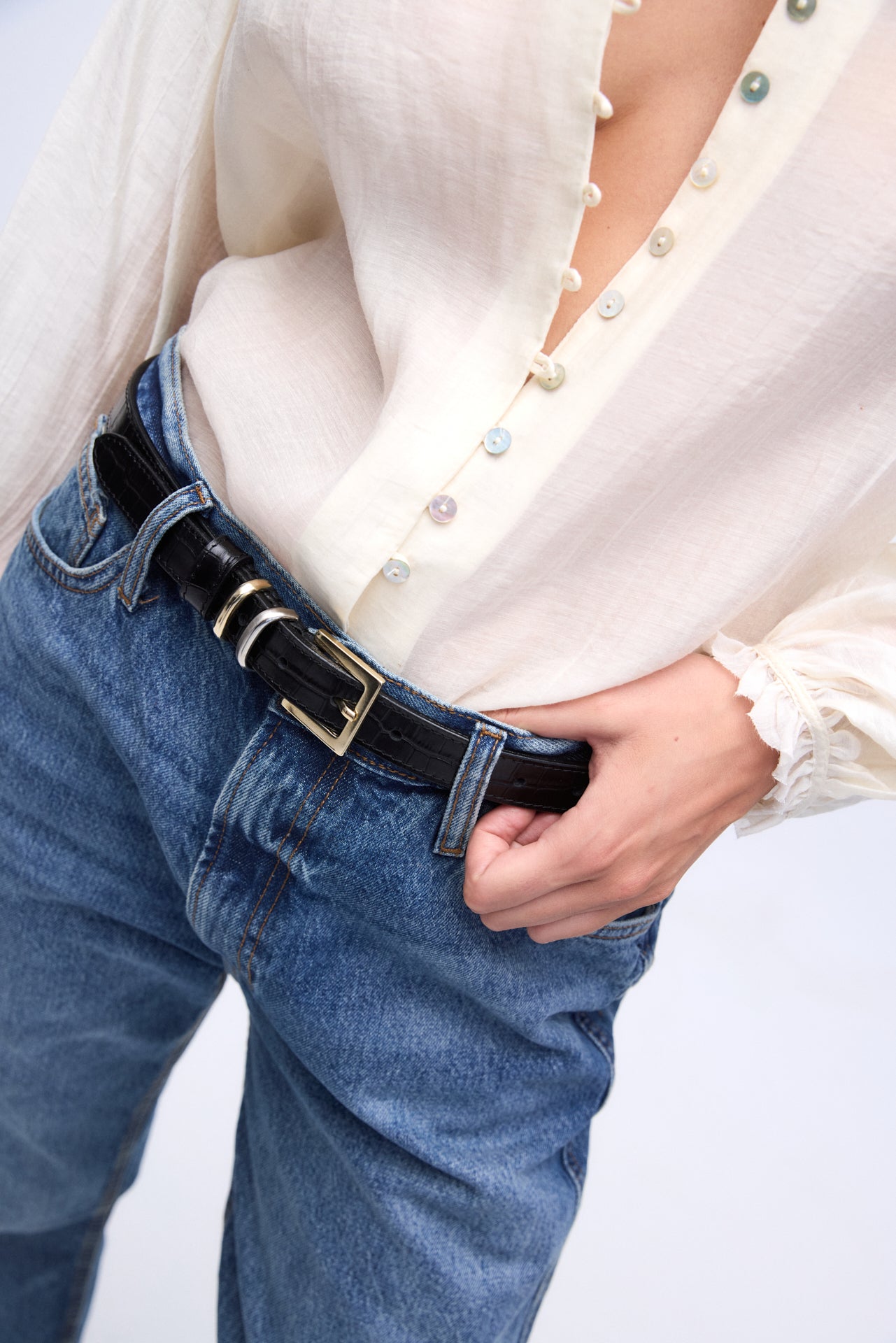 ELLIS ΔΕΡΜΑΤΙΝΗ ΓΥΝΑΙΚΕΙΑ ΖΩΝΗ ΚΡΟΚΟ ΜΑΥΡΟ