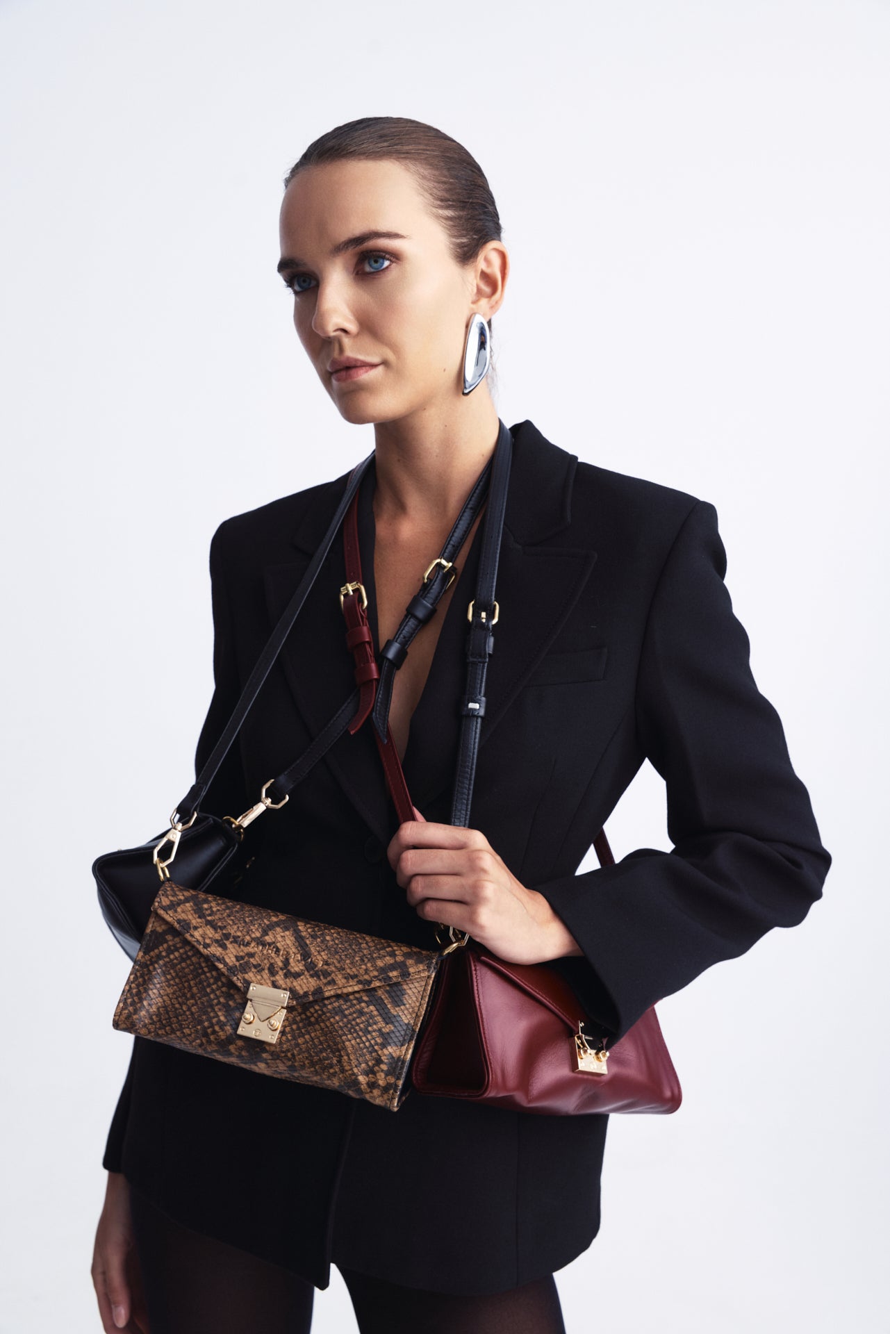 LOCKETTE ΤΣΑΝΤΑ ΧΙΑΣΤΙ SNAKE PRINT ΔΕΡΜΑ