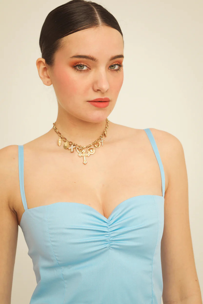 MELODY DRESS (light blue)