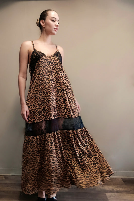 MELTEMI DRESS (LEOPARD)