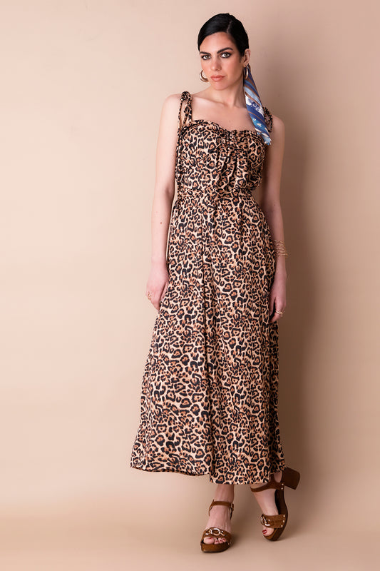 MONICA DRESS (LEOPARD)