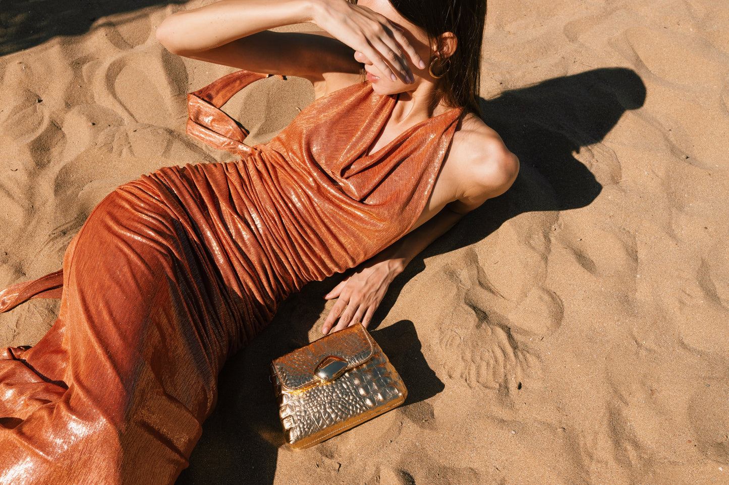 Gold Croco Minibag