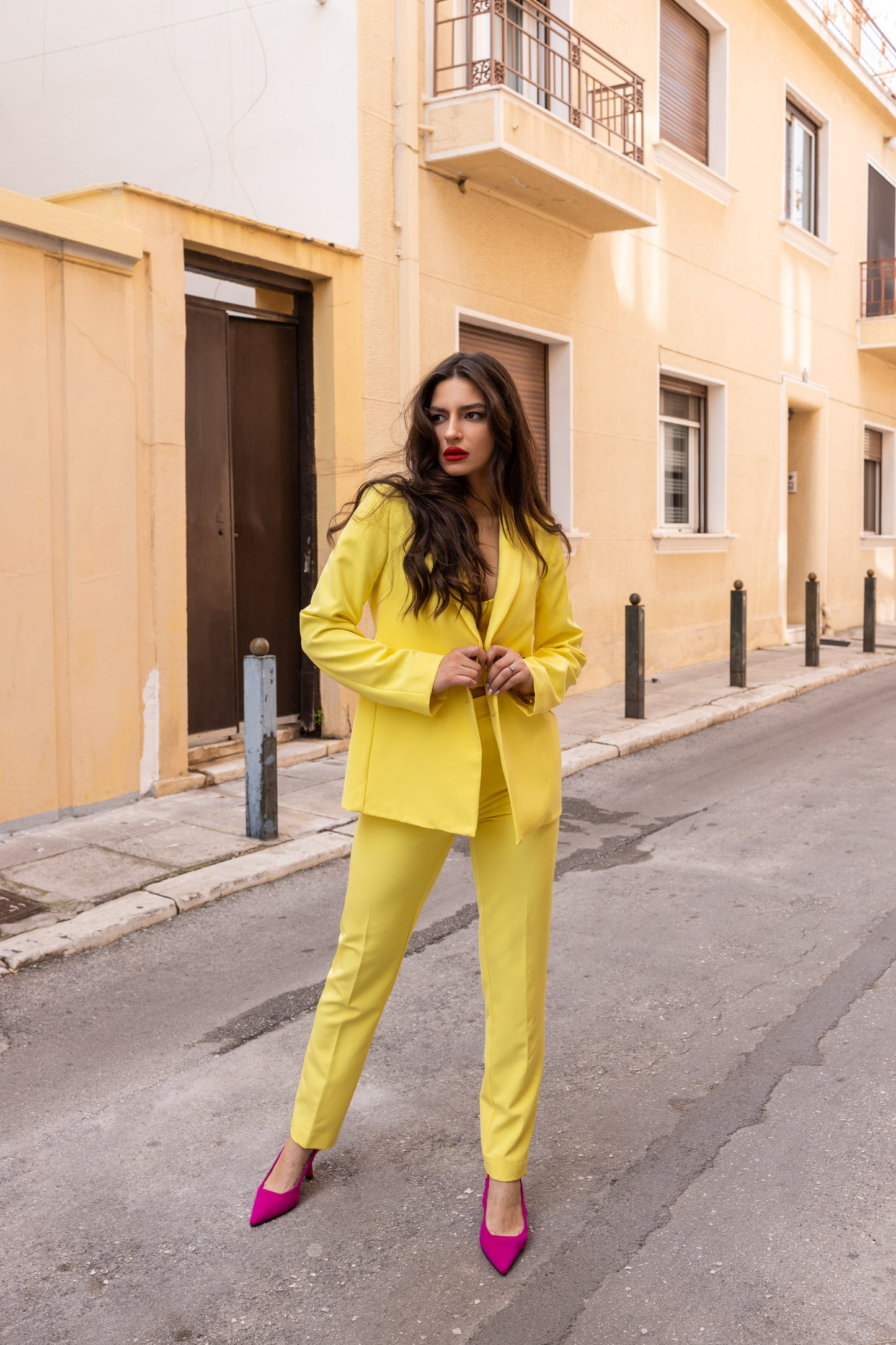 IRINA YELLOW TROUSERS